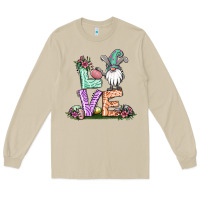 Mushroom easter gnome easter bunny gnome Long Sleeve Tee - Jasminsmagicworld
