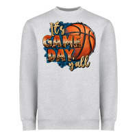 Heather Grey it's game day y'all basketball Heavyweight Sweatshirt - FaDigitalArtStudio