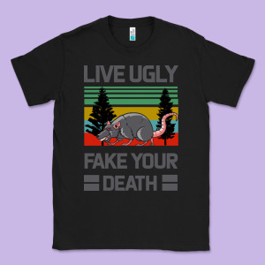 Lıve Ugly Fake Your Death Classic Tee Designed By Bettercallsaul