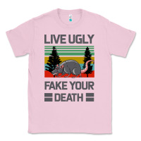 Bubblegum Pink Lıve Ugly Fake Your Death Classic Tee - Bettercallsaul