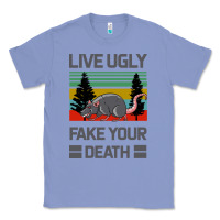 Colony Blue Lıve Ugly Fake Your Death Classic Tee - Bettercallsaul