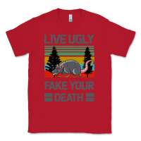 Red Lıve Ugly Fake Your Death Classic Tee - Bettercallsaul