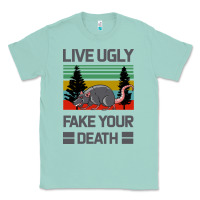 Seafoam Lıve Ugly Fake Your Death Classic Tee - Bettercallsaul