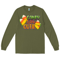 Army Green candy corn cutie Long Sleeve Tee - CowGirlArtShop