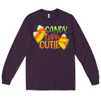 Plum candy corn cutie Long Sleeve Tee - CowGirlArtShop