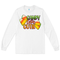 White candy corn cutie Long Sleeve Tee - CowGirlArtShop
