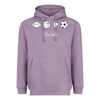 Lavender Funny Sports Balls Gag Gift Heavyweight Hoodie - lanVoArt