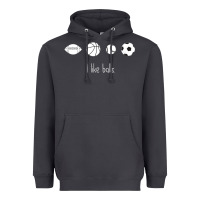 Smoke Funny Sports Balls Gag Gift Heavyweight Hoodie - lanVoArt