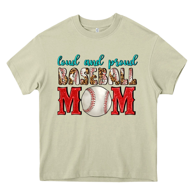 Loud And Proud Baseball Mom Heavy Core Tee by BundleAndBundleShop | Teevron