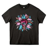 Asphalt race leopard sunflower Heavy Core Tee - JahusDesignShop