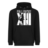 Black final fantasy xiii lightning white Heavyweight Hoodie - lanVoArt