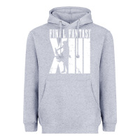 Heather Grey final fantasy xiii lightning white Heavyweight Hoodie - lanVoArt