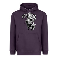 Plum present mic screaming Heavyweight Hoodie - lanVoArt
