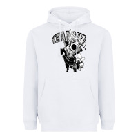 White present mic screaming Heavyweight Hoodie - lanVoArt