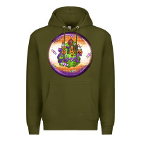 Army Green stay sweet earrings Premium Hoodie - BundleAndBundleShop