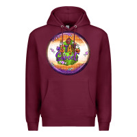 Burgundy stay sweet earrings Premium Hoodie - BundleAndBundleShop