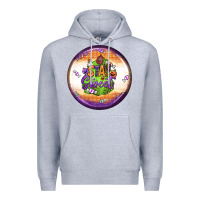 Heather Grey stay sweet earrings Premium Hoodie - BundleAndBundleShop