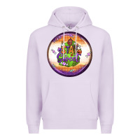 Lilac stay sweet earrings Premium Hoodie - BundleAndBundleShop