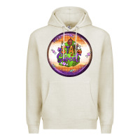 Oatmeal Heather stay sweet earrings Premium Hoodie - BundleAndBundleShop