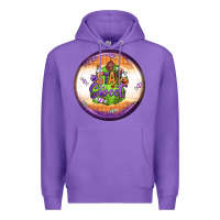Purple stay sweet earrings Premium Hoodie - BundleAndBundleShop
