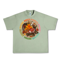Oil Green Boots flannels bonfires leggins football Urban Heavy Tee - NancyCooperArtShop