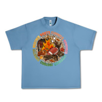 Pebble Blue Boots flannels bonfires leggins football Urban Heavy Tee - NancyCooperArtShop