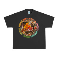 Pigment Black Boots flannels bonfires leggins football Urban Heavy Tee - NancyCooperArtShop