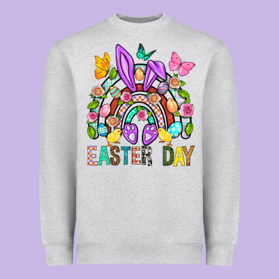Easter Day Heavyweight Sweatshirt Designed By Bundleandbundleshop