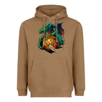 Toasted Coconut dragon and a d20 Heavyweight Hoodie - lanVoArt