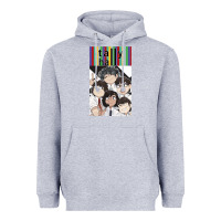 Heather Grey tally hall anime Heavyweight Hoodie - lanVoArt