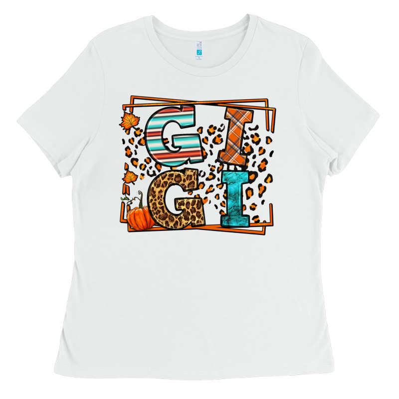 Fall Autumn Leopard Gigi Ladies Tee by LillyAllenDesigns | Teevron