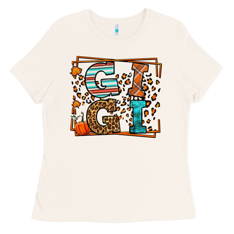 Fall Autumn Leopard Gigi Ladies Tee by LillyAllenDesigns | Teevron