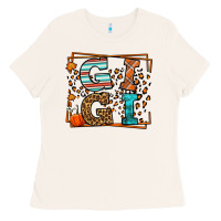 Bone Fall Autumn Leopard Gigi Ladies Tee - LillyAllenDesigns