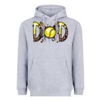 Heather Grey dad softball Heavyweight Hoodie - RacoonDesign