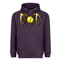 Plum dad softball Heavyweight Hoodie - RacoonDesign
