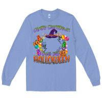 Colony Blue candy countdown days till halloween Long Sleeve Tee - CowGirlArtShop
