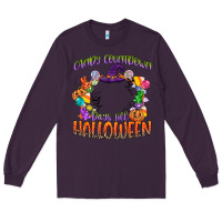 Plum candy countdown days till halloween Long Sleeve Tee - CowGirlArtShop