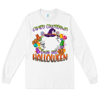 White candy countdown days till halloween Long Sleeve Tee - CowGirlArtShop