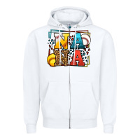 White Baseball and Softball nana Zipper Hoodie - LillyAllenDesigns