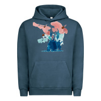 Pigment Midnight Navy risk of rain 2 Urban Hoodie - lanVoArt