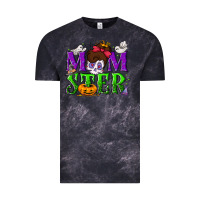 Cloud Black Momster Halloween Vintage Tee - NancyCooperArtShop