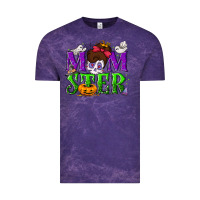 Cloud Purple Momster Halloween Vintage Tee - NancyCooperArtShop