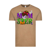Vintage Coffee Momster Halloween Vintage Tee - NancyCooperArtShop