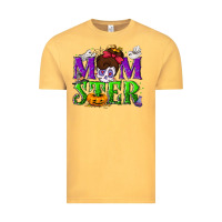 Vintage Mustard Momster Halloween Vintage Tee - NancyCooperArtShop
