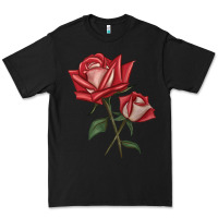 Black Love Rose Premium Tee - LillyAllenDesigns