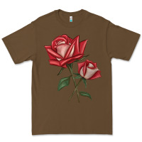 Cacao Love Rose Premium Tee - LillyAllenDesigns