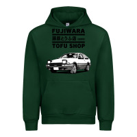 Forest Green initial d fujiwara tofu shop ae86 manga Urban Hoodie - lanVoArt