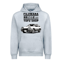 Heather Grey initial d fujiwara tofu shop ae86 manga Urban Hoodie - lanVoArt