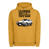 Pigment Peanut Butter initial d fujiwara tofu shop ae86 manga Urban Hoodie - lanVoArt