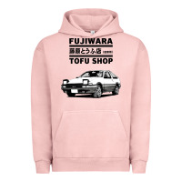 Pigment Salmon initial d fujiwara tofu shop ae86 manga Urban Hoodie - lanVoArt